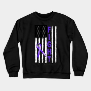 Alzheimer Awareness Murica Crewneck Sweatshirt